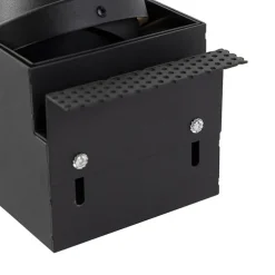 Inbouwspot zwart GU10 AR70 trimless 2-lichts - Oneon