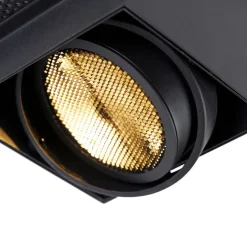 Inbouwspot zwart GU10 AR111 Trimless - Oneon Honey