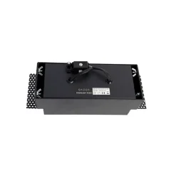 Inbouwspot zwart GU10 draai- en kantelbaar trimless 2-lichts - Oneon