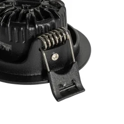 Inbouwspot zwart kantelbaar 6,5cm incl. LED IP54 ultra slim - Pupil