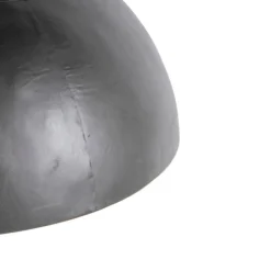 Industriele hanglamp donkergrijs met mango hout - Mangoes