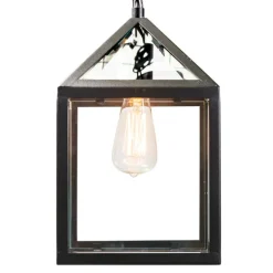 Industriële buiten hanglamp zwart IP23 - Amsterdam