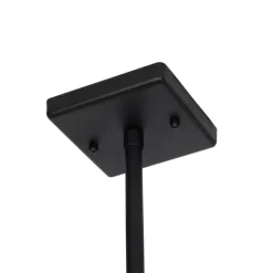 Industriële buiten hanglamp zwart IP44 - Charlois