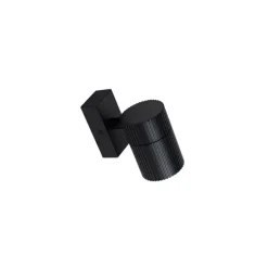 Industriële buiten wandlamp zwart IP44 - Vigo