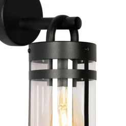 Industriële buiten wandlamp zwart IP44 - Ruben