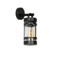 Industriële buiten wandlamp zwart IP44 - Ruben