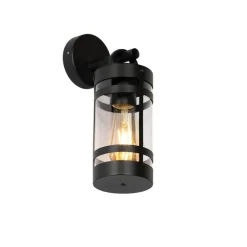 Industriële buiten wandlamp zwart IP44 - Ruben