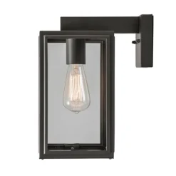 Industriële buiten wandlamp grijs IP44 - Sutton down
