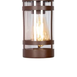 Industriële buiten wandlamp roestbruin IP44 - Ruben