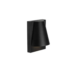 Industriële buiten wandlamp zwart IP44 - Femke
