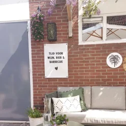 Industriële buiten wandlamp zwart IP44 met glas - Rotterdam