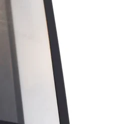 Industriële buiten wandlamp zwart IP44 met glas - Rotterdam