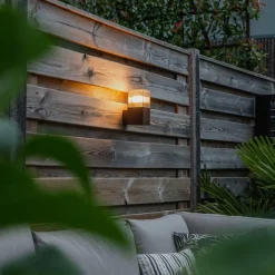 Industriële buiten wandlamp roestbruin IP44 - Denmark