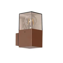 Industriële buiten wandlamp roestbruin IP44 - Denmark