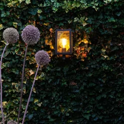 Industriële buitenwandlamp grijs IP44 - Sutton Up