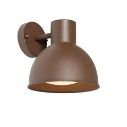 Industriële buitenwandlamp roestbruin rond IP44 - Natas