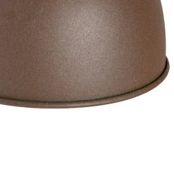 Industriële buitenwandlamp roestbruin rond IP44 - Natas