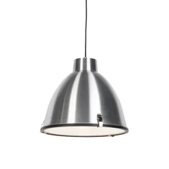 Industriële hanglamp aluminium 38 cm dimbaar - Anteros