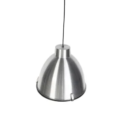 Industriële hanglamp aluminium 38 cm dimbaar - Anteros