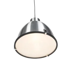 Industriële hanglamp aluminium 38 cm dimbaar - Anteros