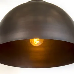 Industriële hanglamp antiek bruin 60 cm - Hoodi