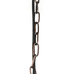 Industriële hanglamp antiek bruin 60 cm - Hoodi