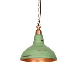 Industriële hanglamp antiek koper - Goliath