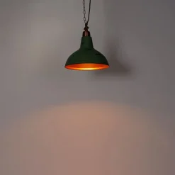 Industriële hanglamp antiek koper - Goliath