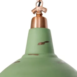 Industriële hanglamp antiek koper - Goliath