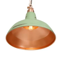 Industriële hanglamp antiek koper - Goliath