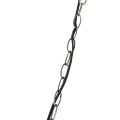 Industriële hanglamp donkergrijs met hout 47 cm - Arthur