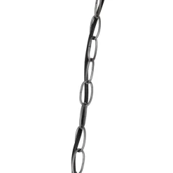 Industriële hanglamp donkergrijs met hout 34 cm - Arthur