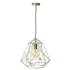 Industriële hanglamp goud- Framework Basic