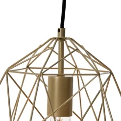 Industriële hanglamp goud- Framework Basic