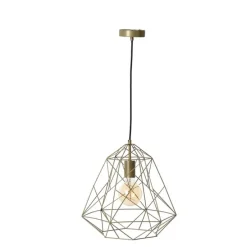 Industriële hanglamp goud- Framework Basic