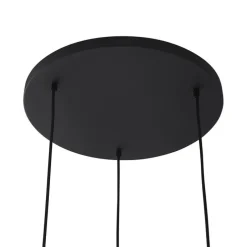 Industriële hanglamp goud met mesh 3-lichts - Carcass