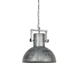 Industriële hanglamp grijs 40 cm - Samia Sabo