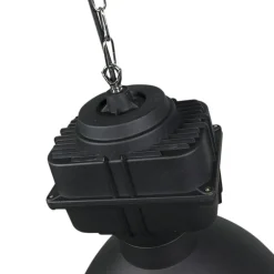Industriële hanglamp klein mat zwart - Sicko
