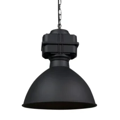 Industriële hanglamp klein mat zwart - Sicko