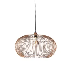 Industriële hanglamp koper 49 cm - Finn