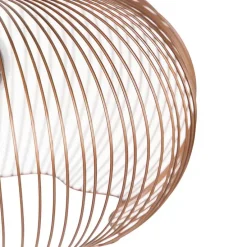 Industriële hanglamp koper 49 cm - Finn