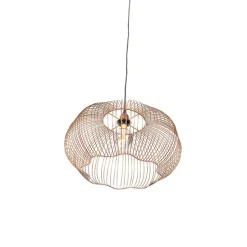 Industriële hanglamp koper 49 cm - Finn
