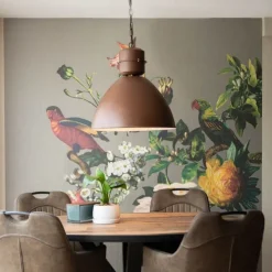 Industriële hanglamp roestbruin - Flynn