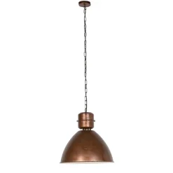 Industriële hanglamp roestbruin - Flynn