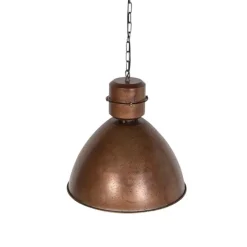 Industriële hanglamp roestbruin - Flynn