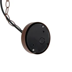 Industriële hanglamp roestbruin IP44 - Shell