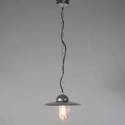 Industriële hanglamp zink IP44 - Munich