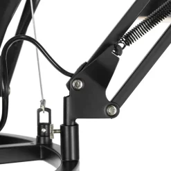 Industriële hanglamp zwart 6-lichts verstelbaar - Hobby Spinne