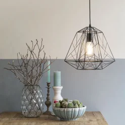 Industriële hanglamp zwart- Framework Basic