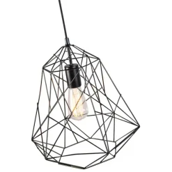 Industriële hanglamp zwart- Framework Basic